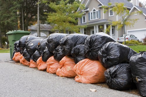 Eco-friendly disposal during garage clearance