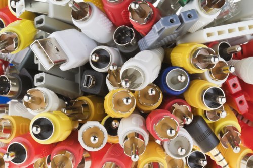 Site supervisor conducting risk assessment at a waste collection point